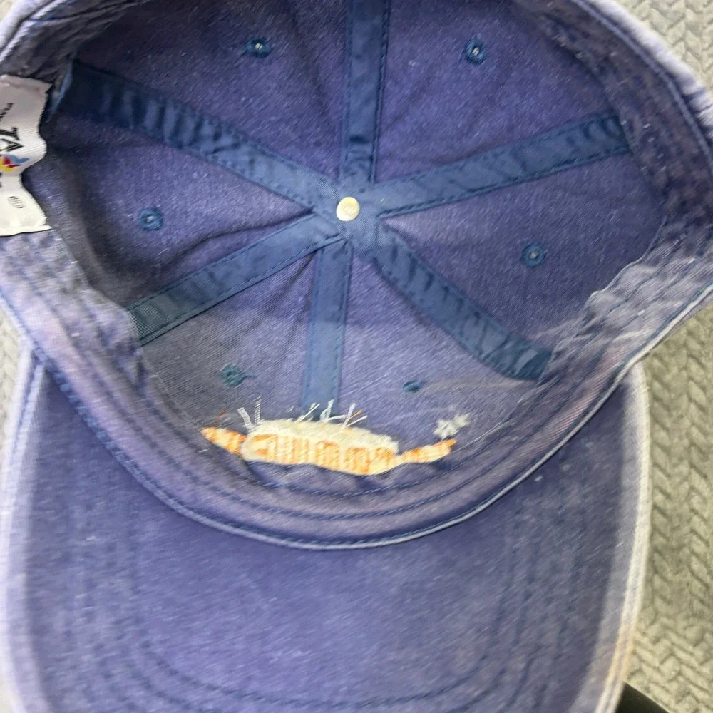Tawil Tacoqueto Mexican Grill Hat Blue Faded Embroidered Baseball Cap Adjustable